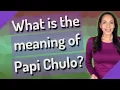 What is the meaning of Papi Chulo
