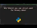 Why should you use struct pack for binary data Unlocking the Power of struct pack for Efficient