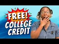 How to Earn REAL College Credit for FREE No Debt No Catch