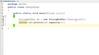 275 String Buffer Constructor String in Java Programming Hindi