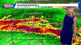 Iowa weather Thunderstorms bring severe weather threat and heavy rain over Iowa
