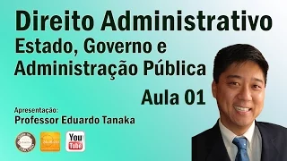 Direito Administrativo - Aula 01 (Estado, Governo e Administração Pública) - Prof Eduardo Tanaka