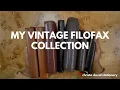 My Vintage Filofax Ring Planner Collection History Materials What I Paid
