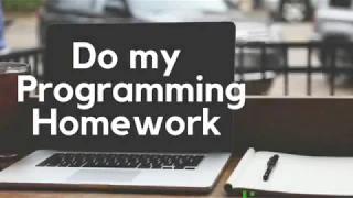 Do my Programming Homework Help