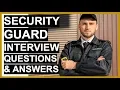 SECURITY GUARD Interview Questions And Answers PASS Your SECURITY OFFICER Interview