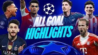 every champions league goal from the quarter final 1st leg highlights