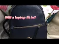 Coach Jordyn backpack What s in my bag will a laptop fit