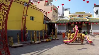 Dragon dancers, Chao Doc, Vietnam