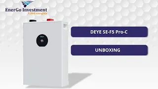 Deye SE-F5 Pro-C akkumulátor unboxing - mit tartalmaz a csomag?