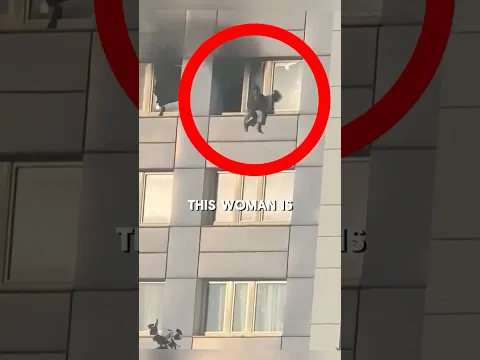 Firefighter’s Insane 11th Floor Rescue 😱🔥 #viralshorts