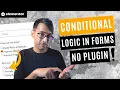 Conditional Logic Elementor Forms - No Plugin