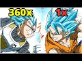 Vegeta is 360 TIMES STRONGER than Goku! NO JOKE!