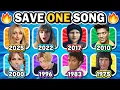 Lagu Save One Song Per Year ⭐️🎶 Most Popular 6 Songs Each Year 1975 - 2025 | Music Quiz 2025