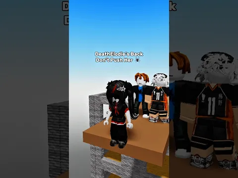 DeathElodie's Back 🕷 #roblox #robloxshorts