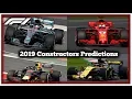 F1 2019 Constructors Standings Prediction