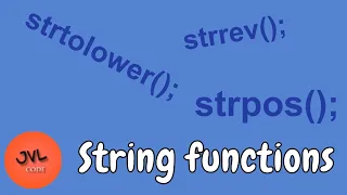 PHP Basic for beginners in Tamil - String functions Lesson 11