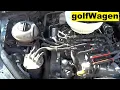 VW Golf 7 coolant reservoir bottle removal MQB G13 silicate