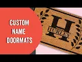 Best Custom Name Doormat Design Shopify Etsy Custom Name Doormats Hello Doormats