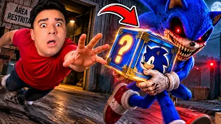 ENCONTREI A CAIXA MISTERIOSA DO SONIC e O SONIC.EXE ROUBOU! DEU RUIM!?