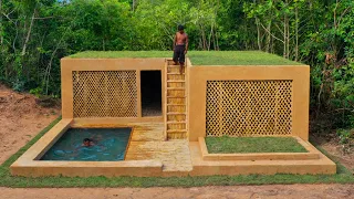65Days Building Jungle Swimming Pool For Craft House With Décor Private Living Room