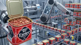 This Is How Exeter Corned Beef is Made In a Factory From Cattle and Spices