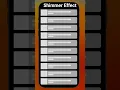 Shimmer effect using flutter shimmer package