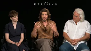 The Uprising | Interview with Andrew Garfield, Paul Greengrass, and Thomasin McKenzie