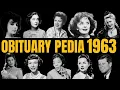 Famous Hollywood Celebrities We ve Lost in 1963 - Obituary in 1963