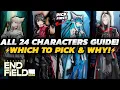 Lagu Arknights Endfield - ALL 24 OPERATORS (Characters), Which To Pick GUIDE + Why