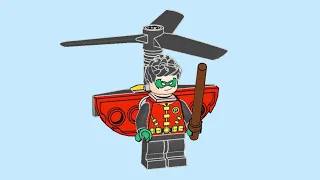 LEGO 212221 Instructions | DC | Robin and Heli-Pack | Batman | Magazine Gift