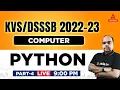 2022-23 KVS PGT Computer Science Preparation Python Part 4