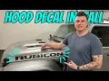 Transform Your Ride Effortless Jeep Wrangler Hood Decal Installation Guide