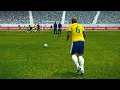 ROBERTO CARLOS Free Kicks From PES 1998 to 2015