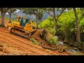 Lagu Strategy to Quickly build plantations Road Using a CAT D6R XL Bulldozer 
