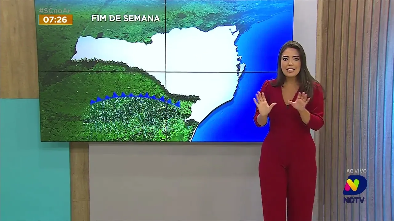 Confira a previsão do tempo para esta sexta-feira e final de semana em SC