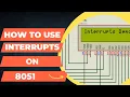 How to use external interrupts with 8051 C Program