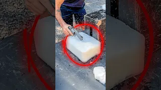 Será que esse BLOCO DE GELO PYKRETE segura um TIRO DE 12? 🤯💥
