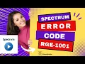 Spectrum error code rge-1001