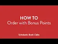 How to Order with Bonus Points