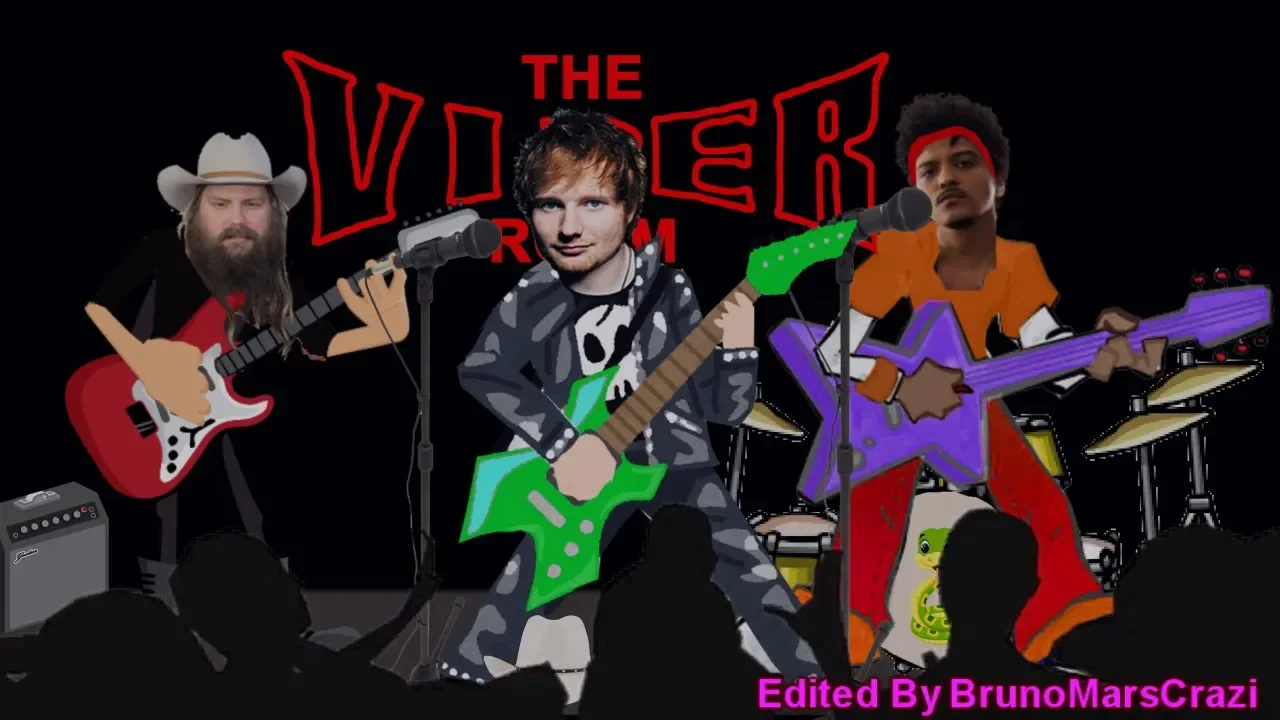 Ed Shearan, Bruno Mars and Chris Stapleton - BLOW Unofficial Video!