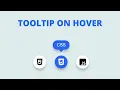 Tooltip on Hover animation using HTML and CSS only Button hover css animation