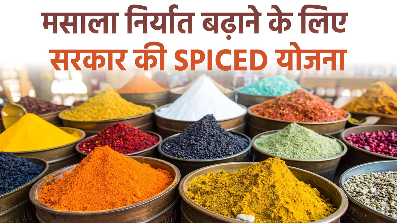 जानिए मसाला निर्यात को बढ़ाना देने के लिए सरकार की SPICED योजना क्या है ?
