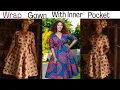 How to Cut and Sew a Wrap Short Gown with Inner Pocket Step by Step with Detailed explanation