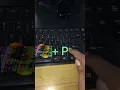 shortcut key to Choose a presentation display mode