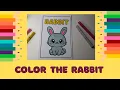 Cute Rabbit Coloring for Kids Find my full collection of printable coloring books and pages on Etsy