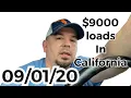 9000 Load in California Spot Market is FIRE DAT TruckersEdge Pro 2020