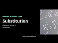 Algebra 1 Basics Substitution