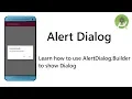 Android Alert Dialog Tutorial code stance