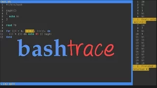 bashtrace debugger for Bash scripts in Python