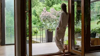 peaceful rainy day in our country house home reset plant care u0026 garden dinner